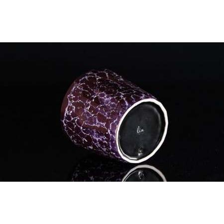 ふるさと納税 【世界でグランプリ受賞】有田焼 大理石のような質感 ロックカップ 麟 Lin Marble Old Pink Gold 1個【金照堂】ロックグラス ウイ.. 佐賀県有田町の画像