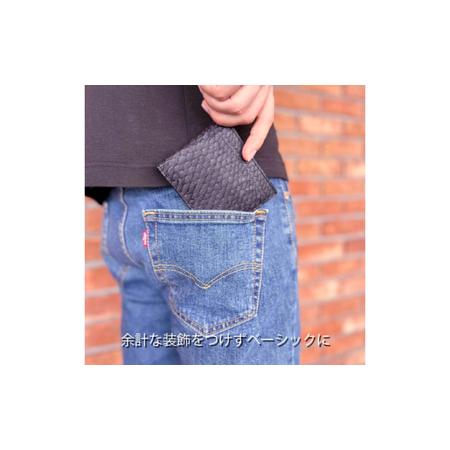 ふるさと納税 【Sea Green】Ocean Leather 二つ折り財布【マダイ】【興洋フリーズ株式会社】 [ATBX070-04] 高知県高知市の画像