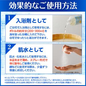 ふるさと納税 豊富温泉 濃縮温泉水 サロベツ大地恵泉 (500ml×24本) 北海道豊富町の画像