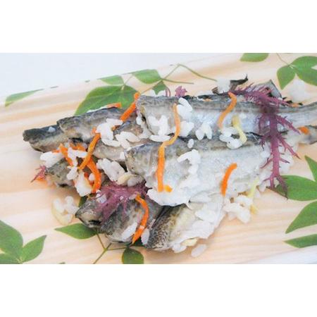 ふるさと納税 ハタハタ一匹ずし 400g 箱入り 飯寿司 秋田県八峰町の画像