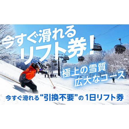 ふるさと納税 野沢温泉スキー場 リフト＆ゴンドラ1日券 | I-1 リフト券