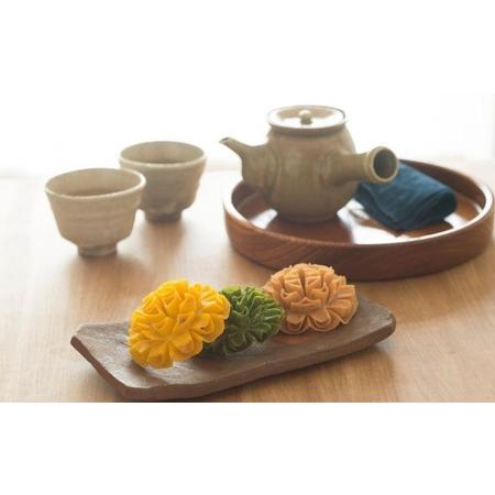 ふるさと納税 花咲かりん詰め合わせ箱 5種15個入り【kkmn0006】 三重県
