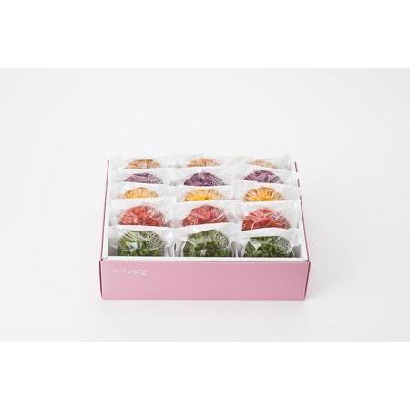 ふるさと納税 花咲かりん詰め合わせ箱 5種15個入り 三重県伊賀市