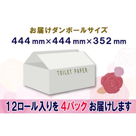ふるさと納税 定期便 【全4回】 3ヶ月に1回お届け 2倍巻き 96ロール相当 トイレットペーパー ダブル 長巻き 12R×4P(48個) エンボス加工 日.. 静岡県富士市の画像