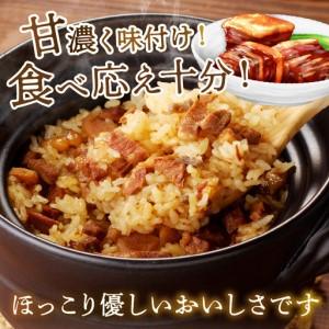 ふるさと納税 福岡の老舗が作る ほぐし豚角煮ごはんの素【A-835】 福岡県飯塚市の画像