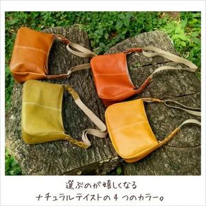 ふるさと納税 【カラー選択要】バック かばん 「本革ショルダーバッグ」本革osampoショルダーバッグ HARUHINO 76-008 奈良県奈良市の画像