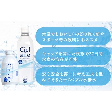 ふるさと納税 【6ヶ月定期便】ナノバブル水素水 アルミボトル(約300ml)×20本 株式会社ヒロシバ《30日以内に出荷予定(土日祝除く)》大阪府.. 大阪府羽曳野市の画像