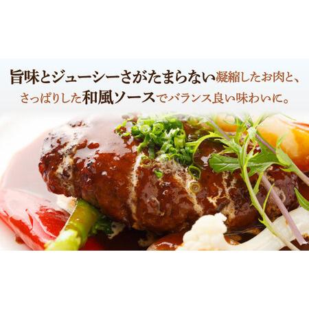 ふるさと納税 【6回定期便】手ごねハンバーグ 4個 /フレンチキッチン プルミエ[UCF013] 牛肉ハンバーグ 佐賀県武雄市_1