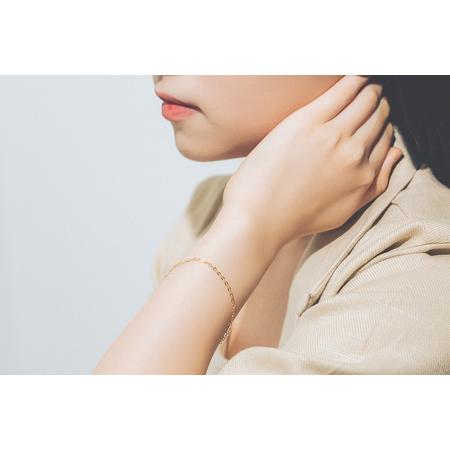 ふるさと納税 【L&Co.】K10 シンプルチェーンブレスレット (75-3315) 山梨県甲府市_3
