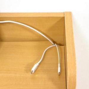 ふるさと納税 後付けヘッドボード ベット用宮棚 約幅93.5×奥行20×高さ90cm ナチュラル シングルベット 棚 AKU104405401 和歌山県海南市_2