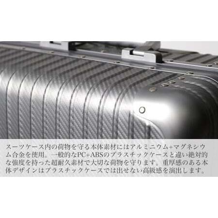 ふるさと納税 スーツケース キャリー サイズ S(ジオメトリック/シルバー) [PROEVO] [30001] AY328 福岡県大木町の画像