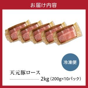 ふるさと納税 豚 ロース 生薑焼き用 2kg 天元豚 円錐小体県米沢市