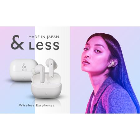 ふるさと納税 【＆Less】ワイヤレスイヤホン ホワイト カナル型