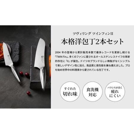 ふるさと納税 Zwilling ツインフィン 包丁2本セット 30920-002 岐阜県