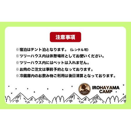 ふるさと納税 Youtube「釣りいろは」でおなじみ セルフグランピング「いろは山キャンプ場」【土日祝】ツリーハウスサイト（最大10名収容可）J-27 佐賀県鹿島市_4