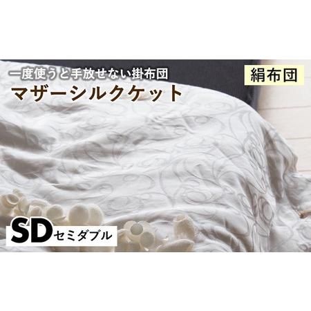 ふるさと納税 [絹布団]掛布団 マザーシルクケット セミダブル 亀屋寝装センター 京都府亀岡市