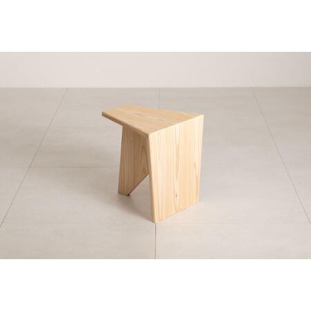 ふるさと納税 家具 椅子 Grain Stool クリア 1点 [丸平木材 宮城県 南三陸町 30bf0005-c] 宮城県南三陸町_1