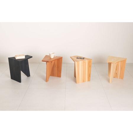 ふるさと納税 家具 椅子 Grain Stool クリア 1点 [丸平木材 宮城県 南三陸町 30bf0005-c] 宮城県南三陸町_2