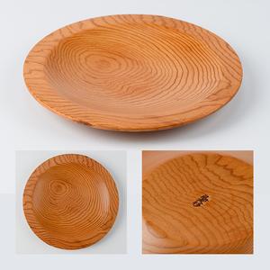 ふるさと納税 屋久杉で創った 丸皿 高橋工芸 IB074-001 工芸品 工芸品 鹿児島県指宿市_4