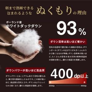 ふるさと納税 羽毛掛けふとん（ クイーン ）ポーランド産ホワイトダックダウン93％【創業100年】 寝具 布団 掛布団 クイーン 羽毛ふとん 回.. 山梨県富士吉田市_2