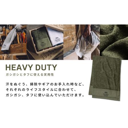 ふるさと納税 PILE CRAFTS 3枚組 オリーブ フェイスタオル 大阪府泉佐野市の画像