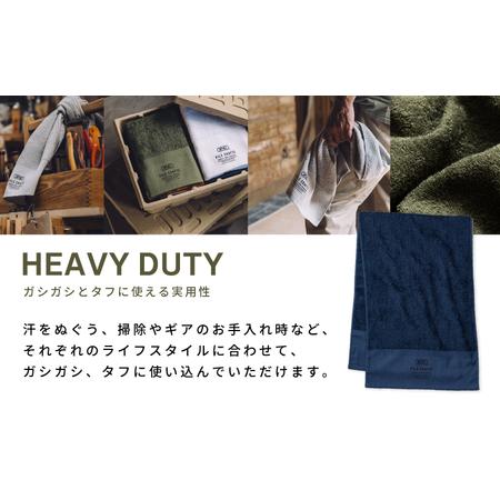 ふるさと納税 PILE CRAFTS 3枚組 ネイビー フェイスタオル 大阪府泉佐野市の画像
