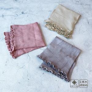 ふるさと納税 シルク泥染めはらまき 草木染め panfree ミロバラン（ベージュ） ／ まちづくり観光振興機構 腹巻き はらまき レディース シルク.. 奈良県田原本町の画像