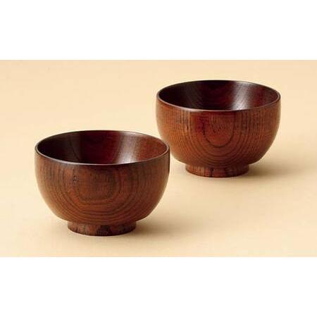 ふるさと納税 山中塗 ペア汁椀 汁椀 山中塗 日本製 伝統工芸 工芸品 F6P-2195 石川県加賀市_1