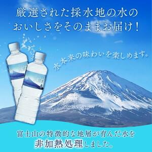 ふるさと納税 【定期便12ヵ月】富士山の天然水 500ml×48本 ◇ ｜ 水 お水 飲料水 ミネラルウォーター ペットボトル 防災 キャンプ アウト.. 静岡県御殿場市の画像