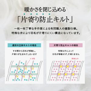 ふるさと納税 布団『Made in Fujiyoshida』羽毛掛けふとん ( シングル ) ブラウン 布団 山梨県富士吉田市_1