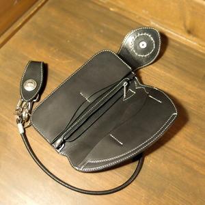 ふるさと納税 ラフテール【デュラブル　 ロングウォレット　A-type】BK　　_装飾品・工芸品 財布 服飾小物 _【1582828】 茨城県ひたちなか市の画像