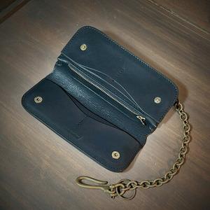 ふるさと納税 ラフテール【トラッカー　ロングウォレット】BK　　CW-TR-BK-L_装飾品・工芸品 財布 服飾小物 _【1584840】 茨城県ひたちなか市の画像