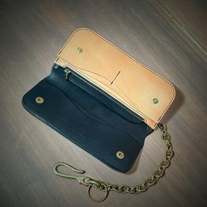 ふるさと納税 ラフテール【トラッカー　ロングウォレット】BI　　CW-TR-BC-L_装飾品・工芸品 財布 服飾小物 _【1584860】 茨城県ひたちなか市の画像