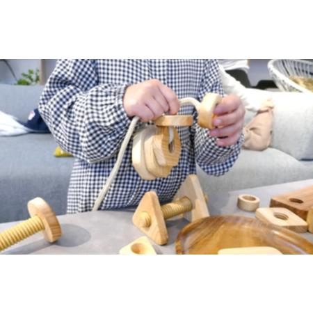 ふるさと納税 知育玩具『ねじクル』さんかくろっかく【tkhk0001】 三重県伊賀市の画像
