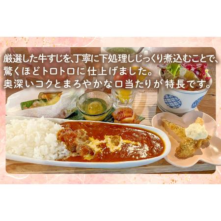 ふるさと納税 牛すじトロトロハヤシ 2個セット【ハヤシライス 2個 1食 200g レトルト食品 レトルトハヤシ レトルト 長期保存 すじ肉 牛肉 詰め合.. 島根県大田市_2