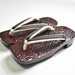 ふるさと納税 男性用石目塗り右近　Lサイズ　【07208-0193-2】 福島県喜多方市の画像