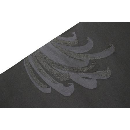ふるさと納税 爪掻本綴織名古屋帯「華（黒共）」　最高級 1点物 綴織 織物 シルク 関東巻き 清原織物  西陣織最古 名古屋帯 AQ-0002_01 滋賀県守山市_1