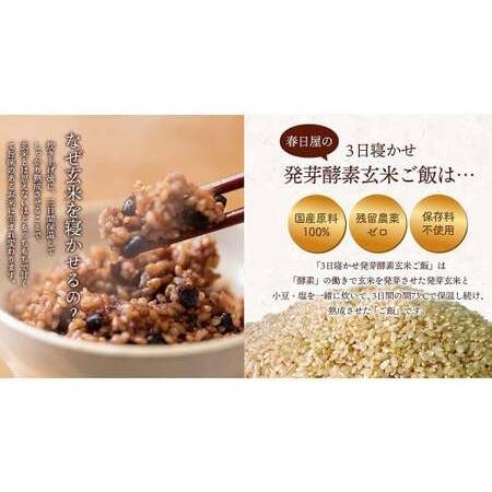 ふるさと納税 【常温】3日寝かせ発芽酵素 玄米ごはん 60食 セット （125g×60食） 玄米 ごはん 大分県九重町の画像