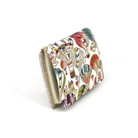 【文庫屋大関】箱まち小銭入れ 気球【皮革工芸品】 革製品 工芸品 民芸品 牛革 財布 小銭入れ 小物入れ お祝い ギフト プレゼント 【Stylings】 .. 東京都墨田区