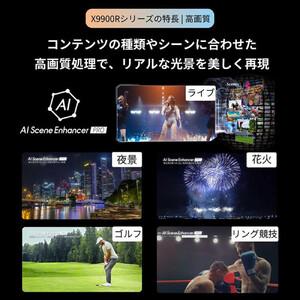 ふるさと納税 TVS REGZA【標準設置費込み】4K有機ELテレビ REGZA ( レグザ ) X9900R シリーズ 65V型 [ 4Kチューナー内蔵 / YouTube対応 ] 65X9.. 神奈川県川崎市の画像