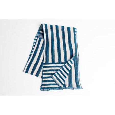 人気が高い 衣類 履物 山形県鶴岡市 ふるさと納税 山形県鶴岡市 Kibisoストールしましま 青 C01 602 子ども用ファッション小物 Shopdunns Com