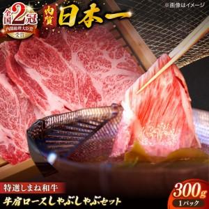 ふるさと納税 肉 肉質日本一!特選しまね和牛しゃぶしゃぶセット(300g×1パック) 島根県松江市/株式会社かがり陽[ALGP004] 肉 肉 島根県松江市