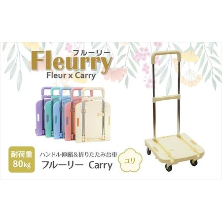 ふるさと納税 ハンドルが伸縮する台車「フルーリーCarry」 カラー:ユリ(イエロー) | 台車 春日井市 愛知県春日井市