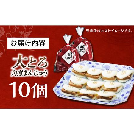 ふるさと納税 7日発送）大とろ角煮まんじゅう10個[EAB105] 角煮まん 長崎県長与町の画像