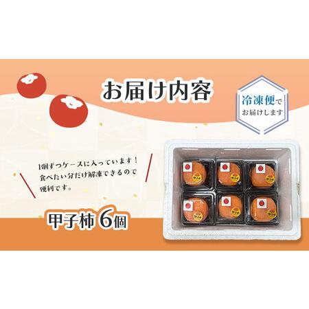 fn-71-001 ゆういち農園の甲子柿 6個入り 【加工品】 岩手県釜石市