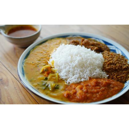 ふるさと納税 カレー 月とスパイス ミールスセット 冷凍パック カレー5種 180g×各1袋 ラッサム 150g バスマティライス 150g | オリジナルイ.. 栃木県鹿沼市_4
