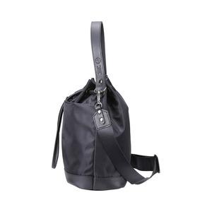 ふるさと納税 豊岡鞄 TUTUMU sacca Rich S4700RI ブラック/ 巾着型 2WAY BAG ショルダーバッグ 手提げバッグ ショルダベルト付き レディース 高.. 兵庫県豊岡市の画像