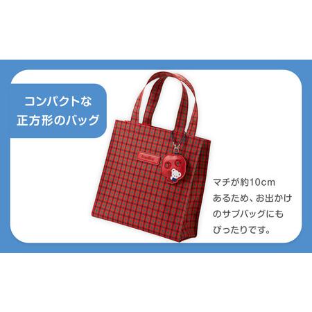 ふるさと納税 トートバッグS（赤系ファミリアチェック）【2026年5月