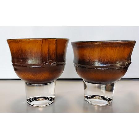 ふるさと納税 竹塗漆器　ペアグラス　竹塗工房 鈴木 山形県鶴岡市_1
