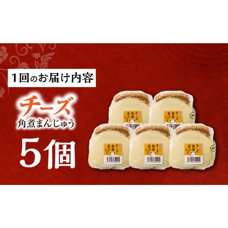 ふるさと納税 【6回定期便】【簡易包装】チーズ角煮まんじゅう5個 長与町/岩崎本舗[EAB111] 岩崎本舗の角煮まんじゅう 定期 定期便 長崎県長与町の画像